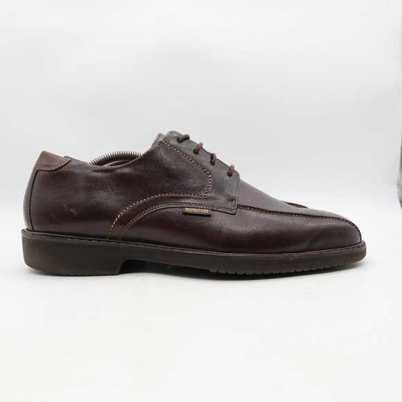 Mephisto Gaetan Men\'s Size 11.5 M Dark Brown Derby Oxfords Leather Shoes main image 5